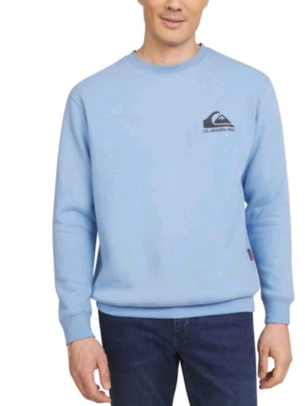 Quiksilver Men's Crew Neck Sweatshirt / Color Blue / Size Small